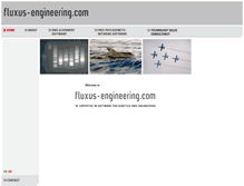 Tablet Screenshot of fluxus-technology.com
